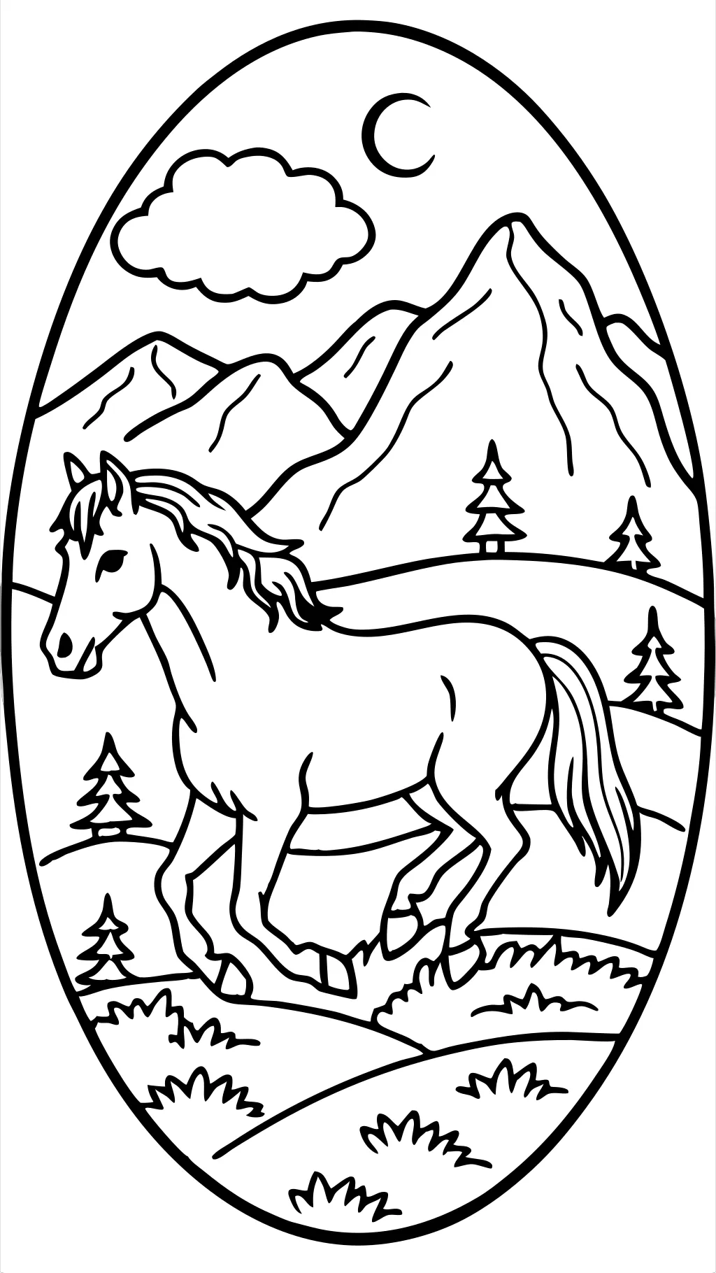 spirit stallion coloring pages